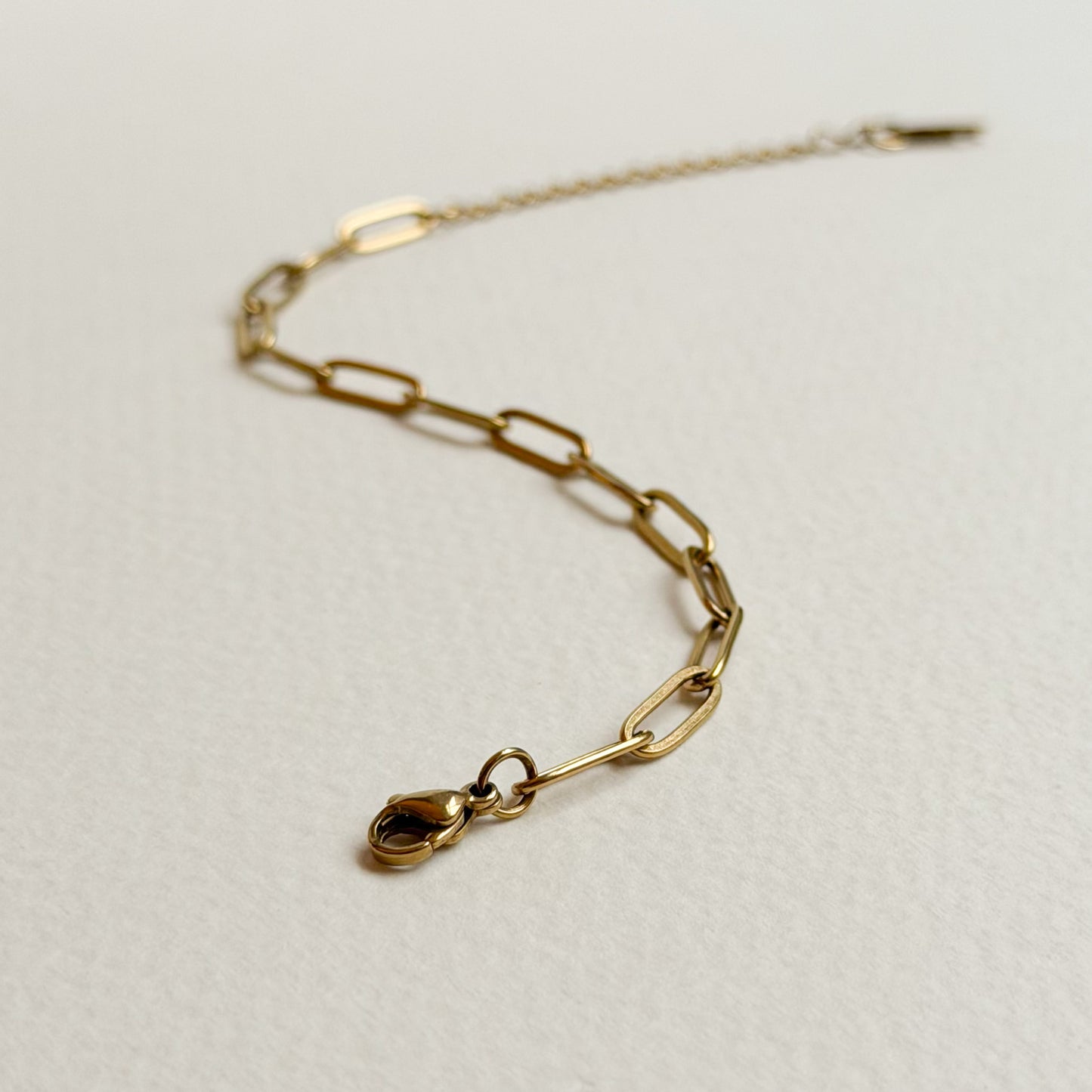 Paperclip Charm Bracelet